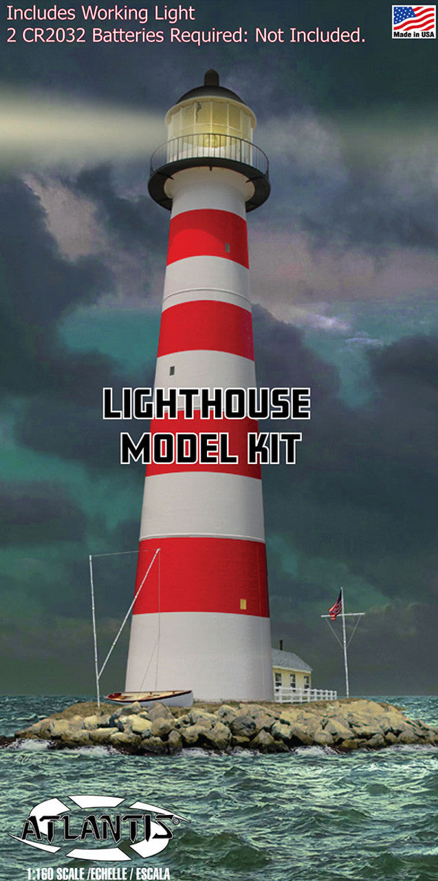 Atlantis 1/160 Lightouse with Light and Diorama Base