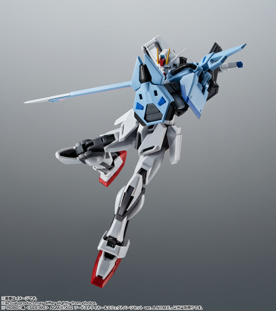 BANDAI Tamashii AQM/E-X02 SWORD STRIKER ＆ EFFECT PARTS SET ver. A.N.I.M.E. "MOBILE SUIT GUNDAM SEED", Bandai Spirits Robot Spirits