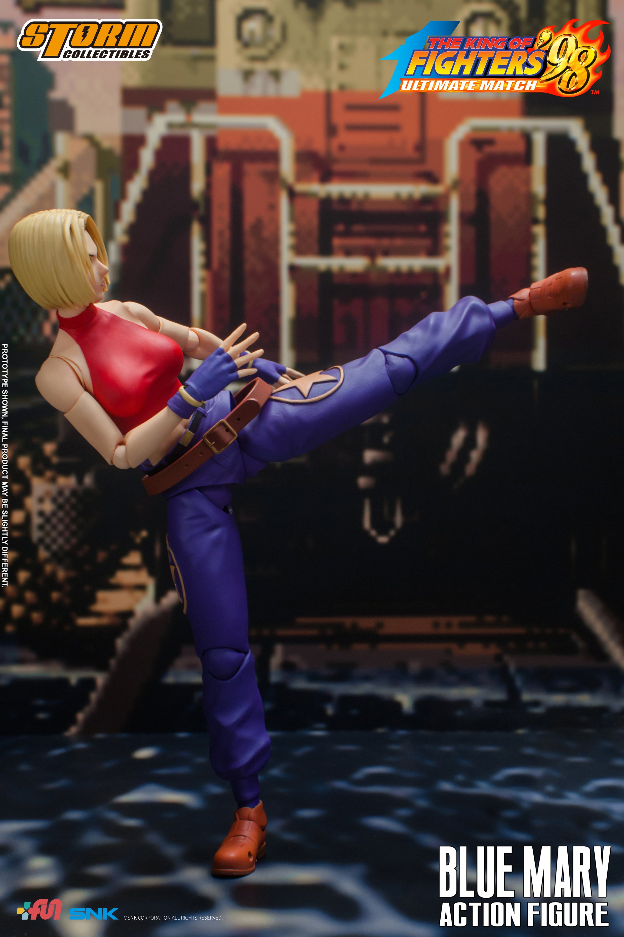 Storm Collectibles 1/12 Action Figure Blue Mary "King of Fighters '98"