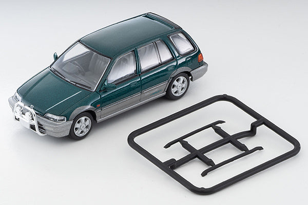 Tomica Limited Vintage 1/64 LV-N293B Honda Civic Shuttle Beagle 1994 Green And Grey