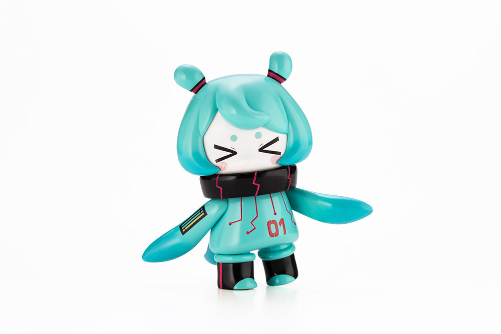 Kotobukiya Hinomoto Heavy Industries Series Ocean Exploration Robot Denshitako No.3 [Hatsune Miku Color Ver.], Pre-Painted PVC Action Figure