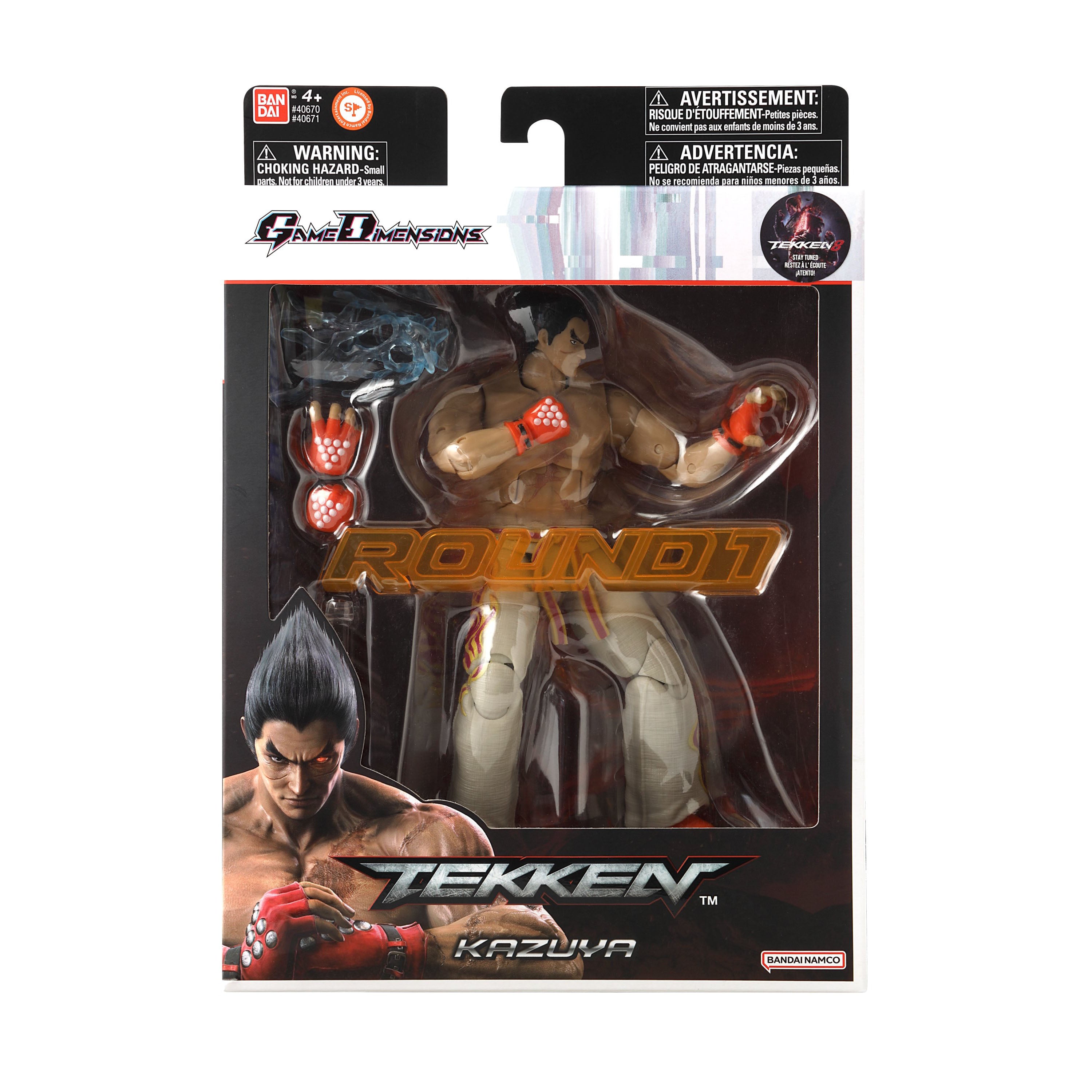 Bandai GameDimensions Tekken Action Figure -Kazuya Mishima- "Tekken 7"