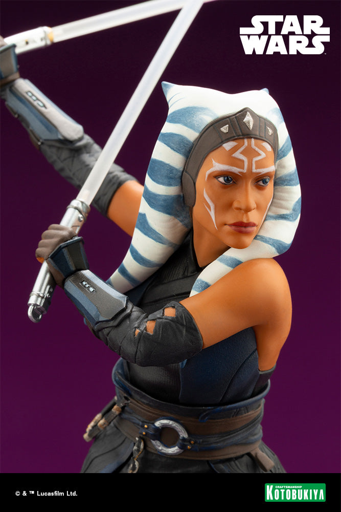 Kotobukiya 1/10 The Mandalorian Series ARTFX+ AHSOKA TANO™, Pre-Painted Pvc Statue