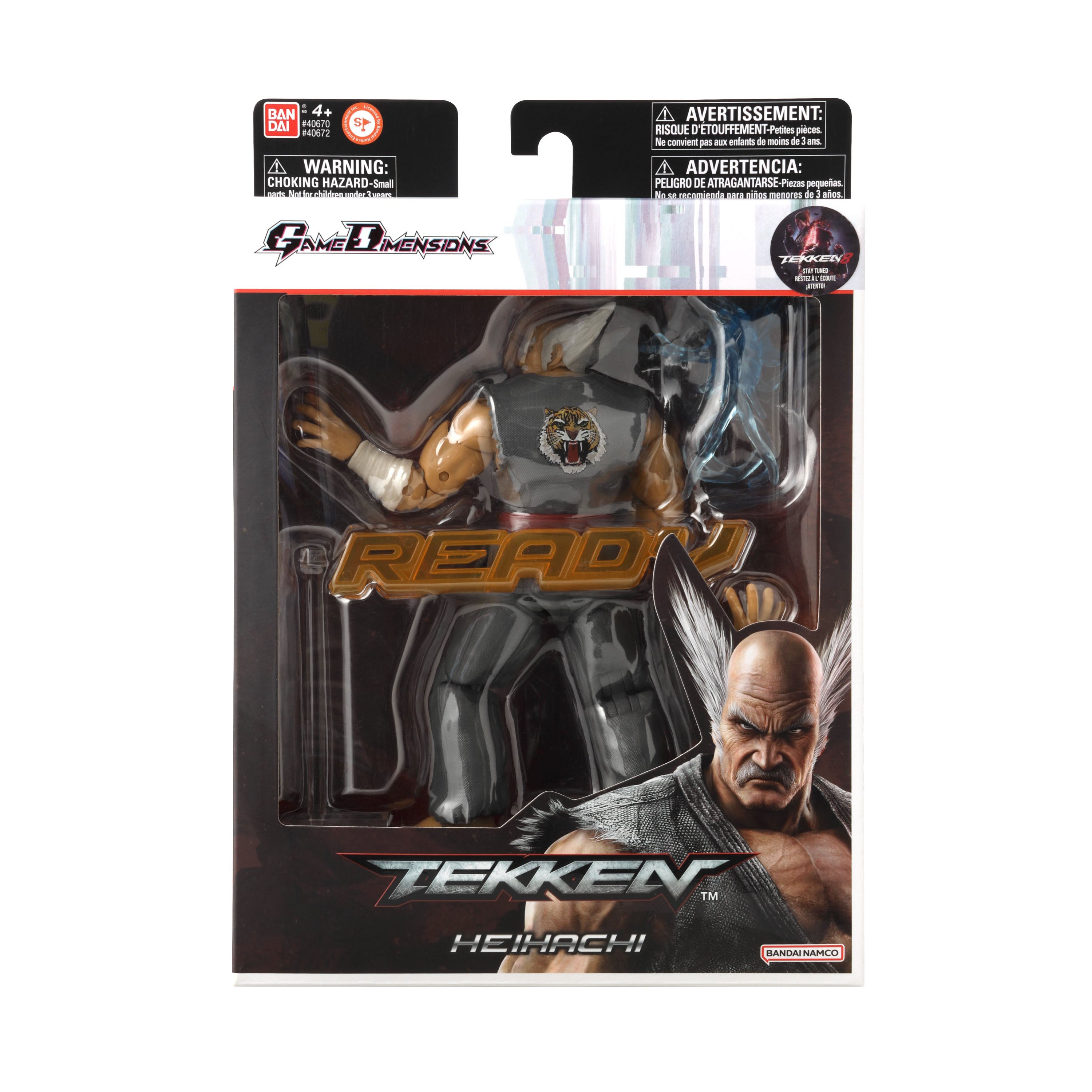 Bandai GameDimensions Tekken Action Figure -Heihachi Mishima- "Tekken 7"