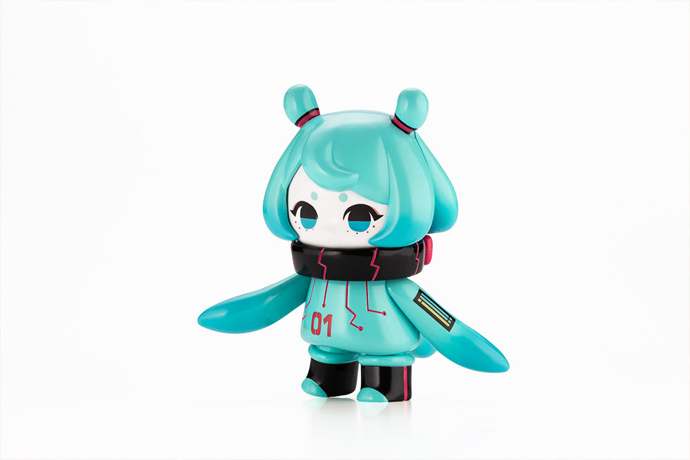 Kotobukiya Hinomoto Heavy Industries Series Ocean Exploration Robot Denshitako No.3 [Hatsune Miku Color Ver.], Pre-Painted PVC Action Figure