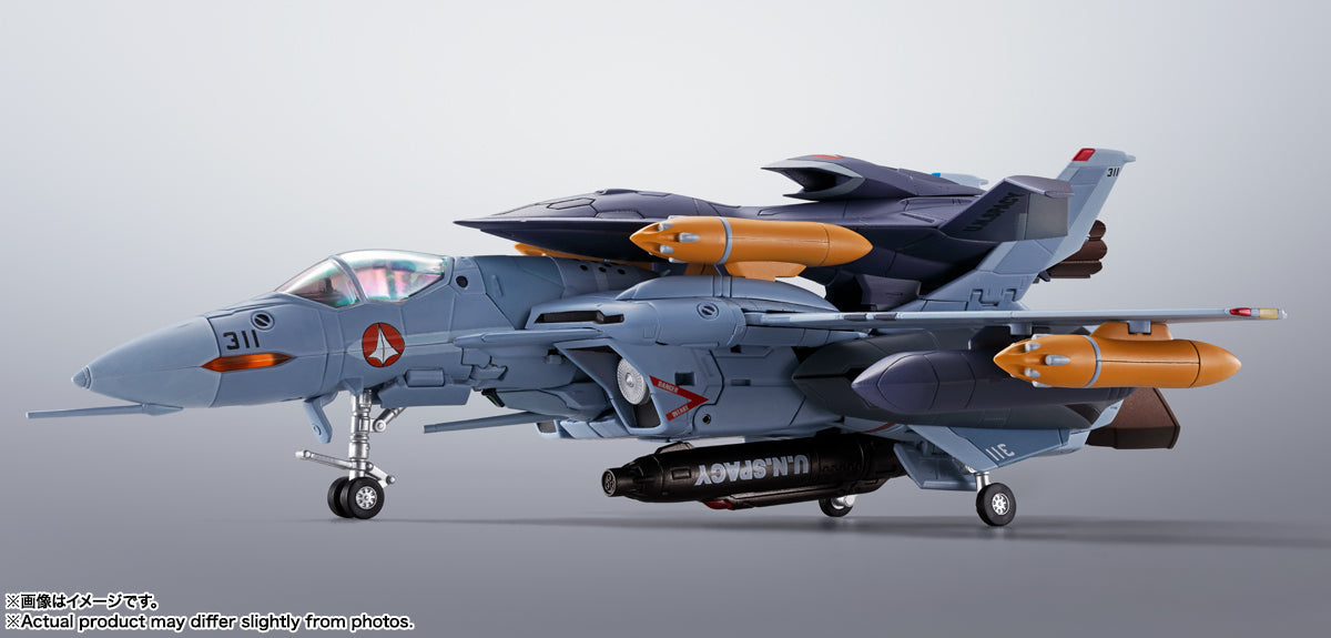 BANDAI Spirits VF-0A PHOENIX(SHIN KUDO USE) ＋ QF-2200D-B GHOST "MACROSS ZERO", TAMASHII NATIONS HI-METAL R