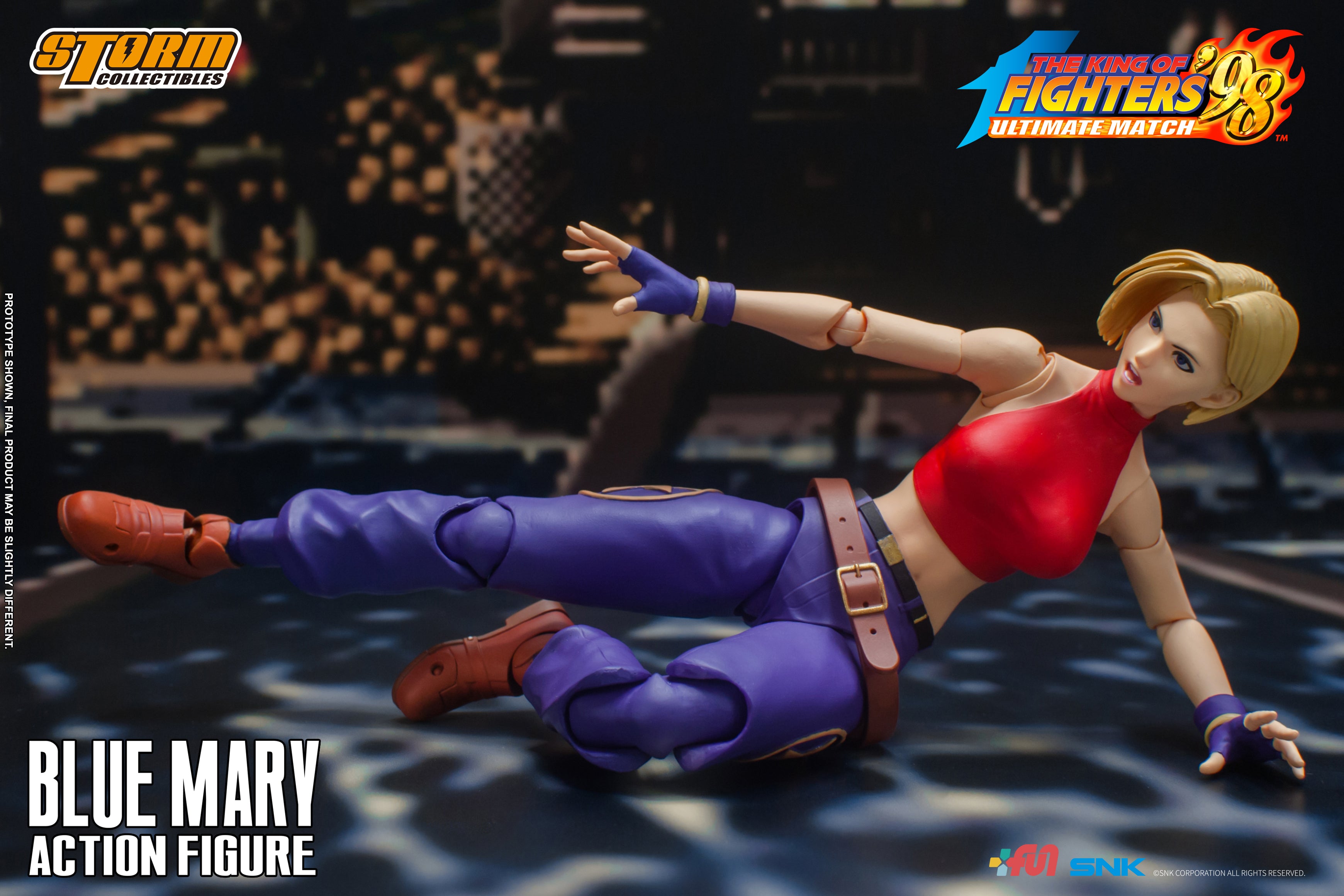 Storm Collectibles 1/12 Action Figure Blue Mary "King of Fighters '98"