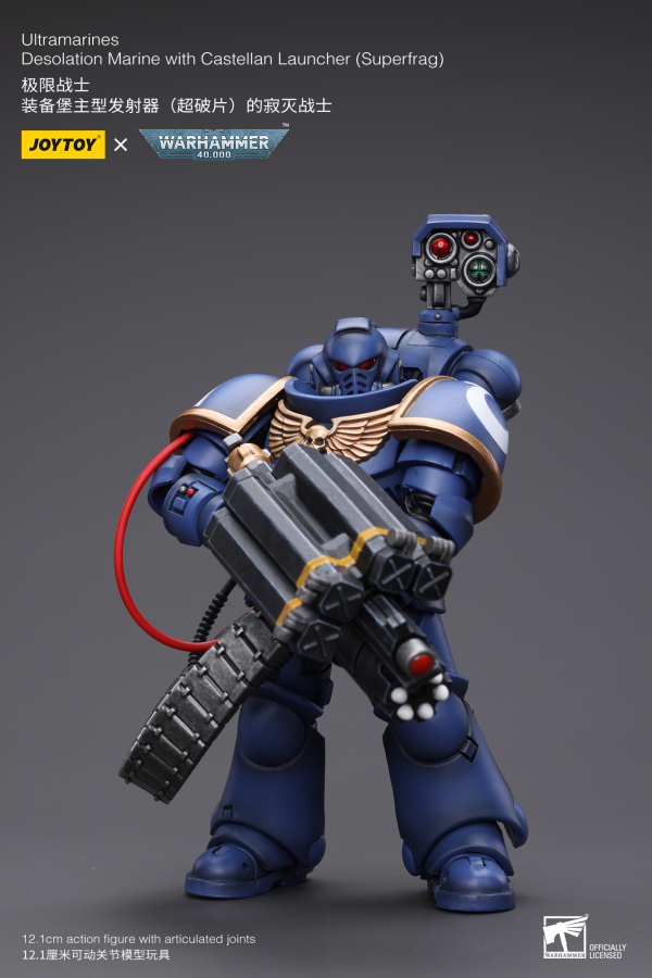 Joy Toy Ultramarines Desolation Marine with Castellan Launcher (Superfrag)