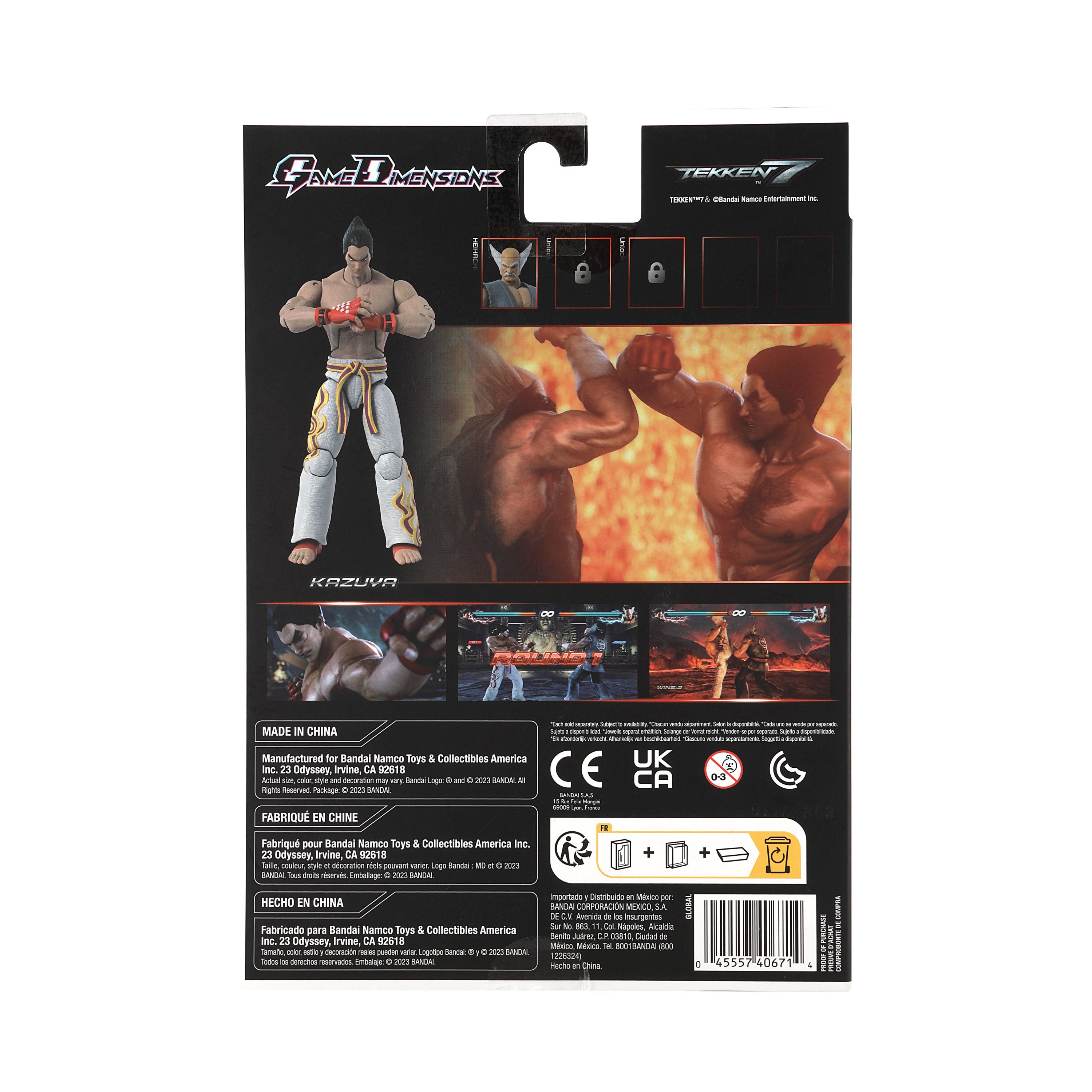 Bandai GameDimensions Tekken Action Figure -Kazuya Mishima- "Tekken 7"