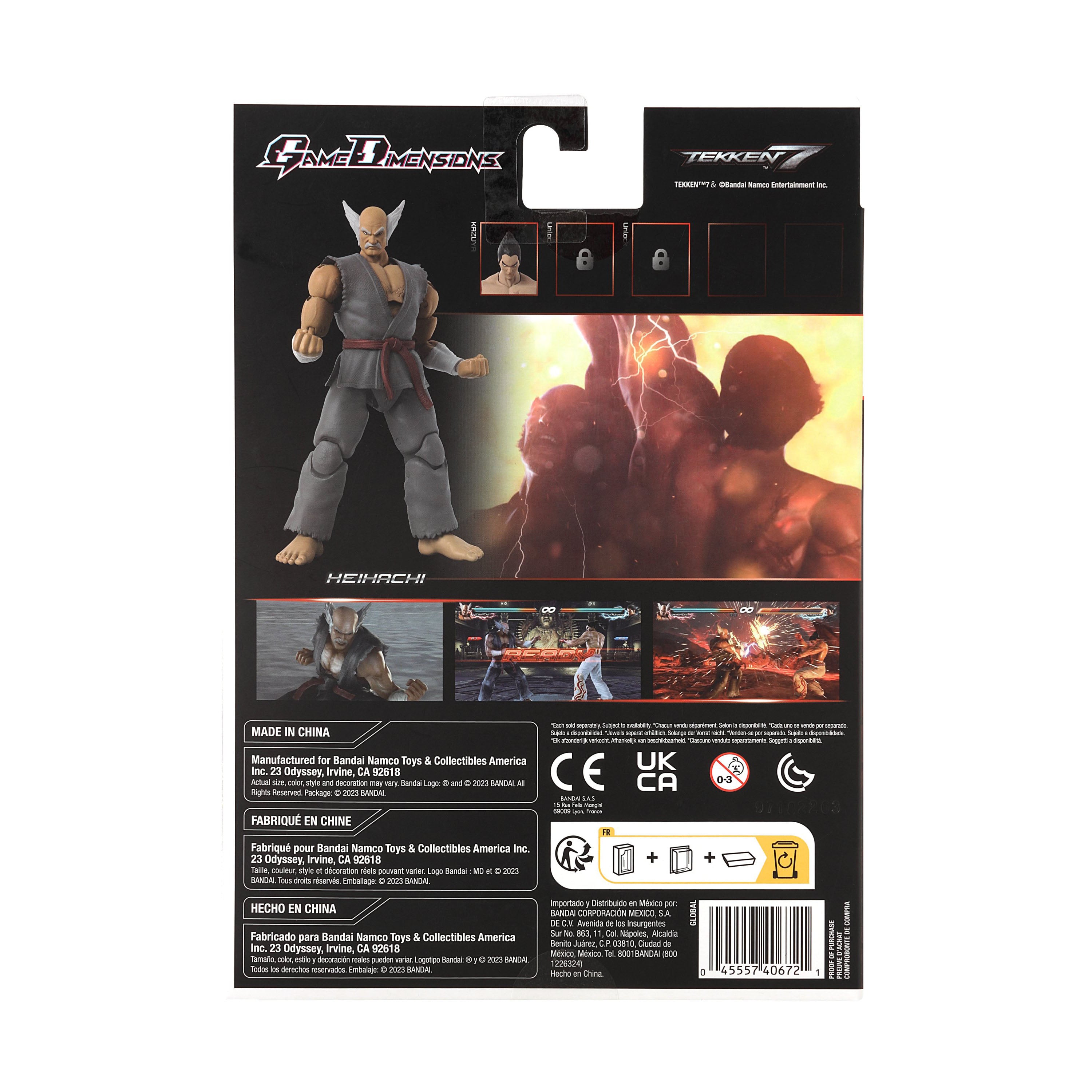 Bandai GameDimensions Tekken Action Figure -Heihachi Mishima- "Tekken 7"