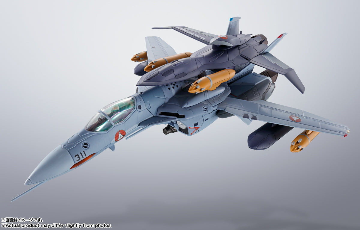 BANDAI Spirits VF-0A PHOENIX(SHIN KUDO USE) ＋ QF-2200D-B GHOST "MACROSS ZERO", TAMASHII NATIONS HI-METAL R