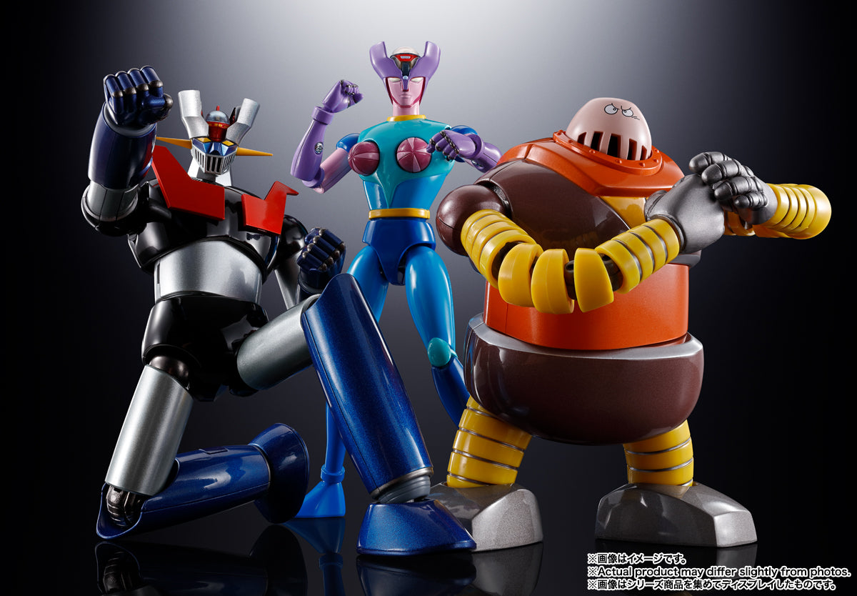 BANDAI Spirits GX-108 RHEIN X1 & GX-11R DIANAN A "MAZINGER Z", TAMASHII NATIONS SOUL OF CHOGOKIN