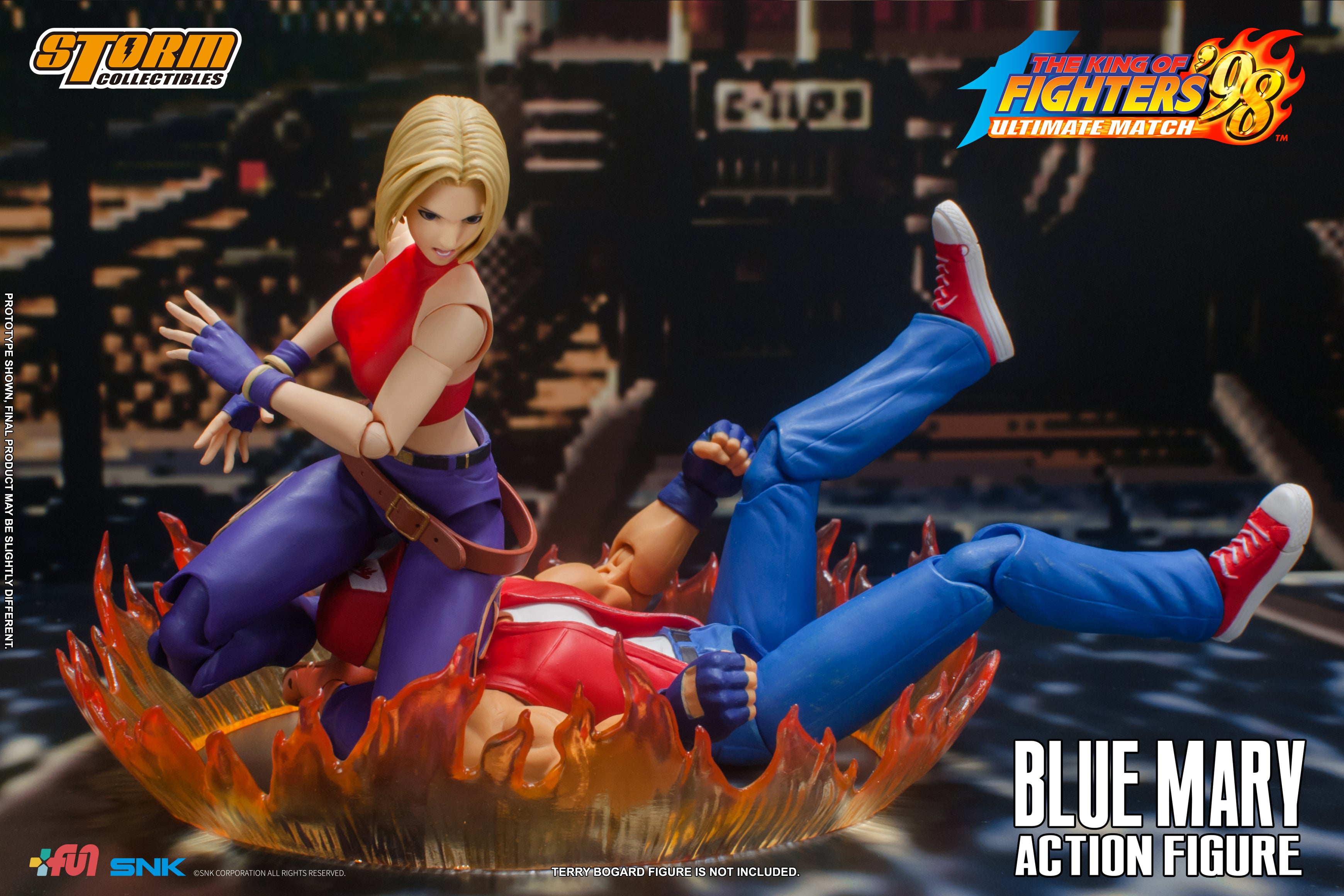 Storm Collectibles 1/12 Action Figure Blue Mary "King of Fighters '98"