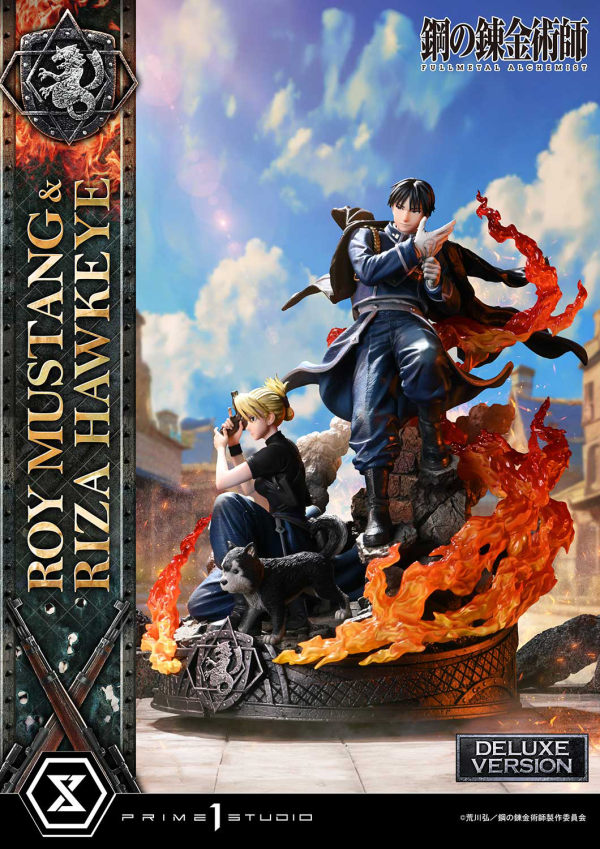 Prime 1 Studio Concept Masterline Fullmetal Alchemist Roy Mustang & Riza Hawkeye DX Bonus Version | 4580708049595