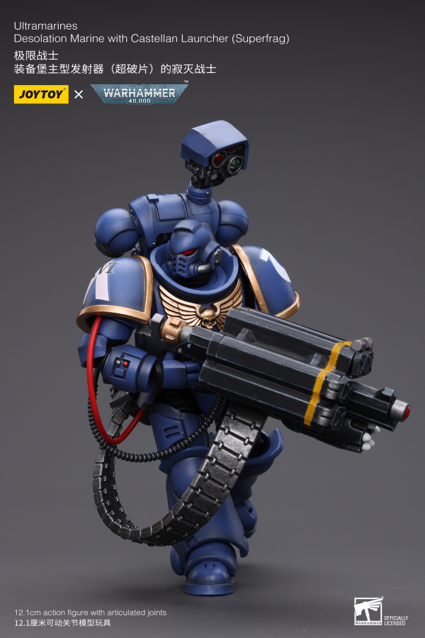 Joy Toy Ultramarines Desolation Marine with Castellan Launcher (Superfrag)