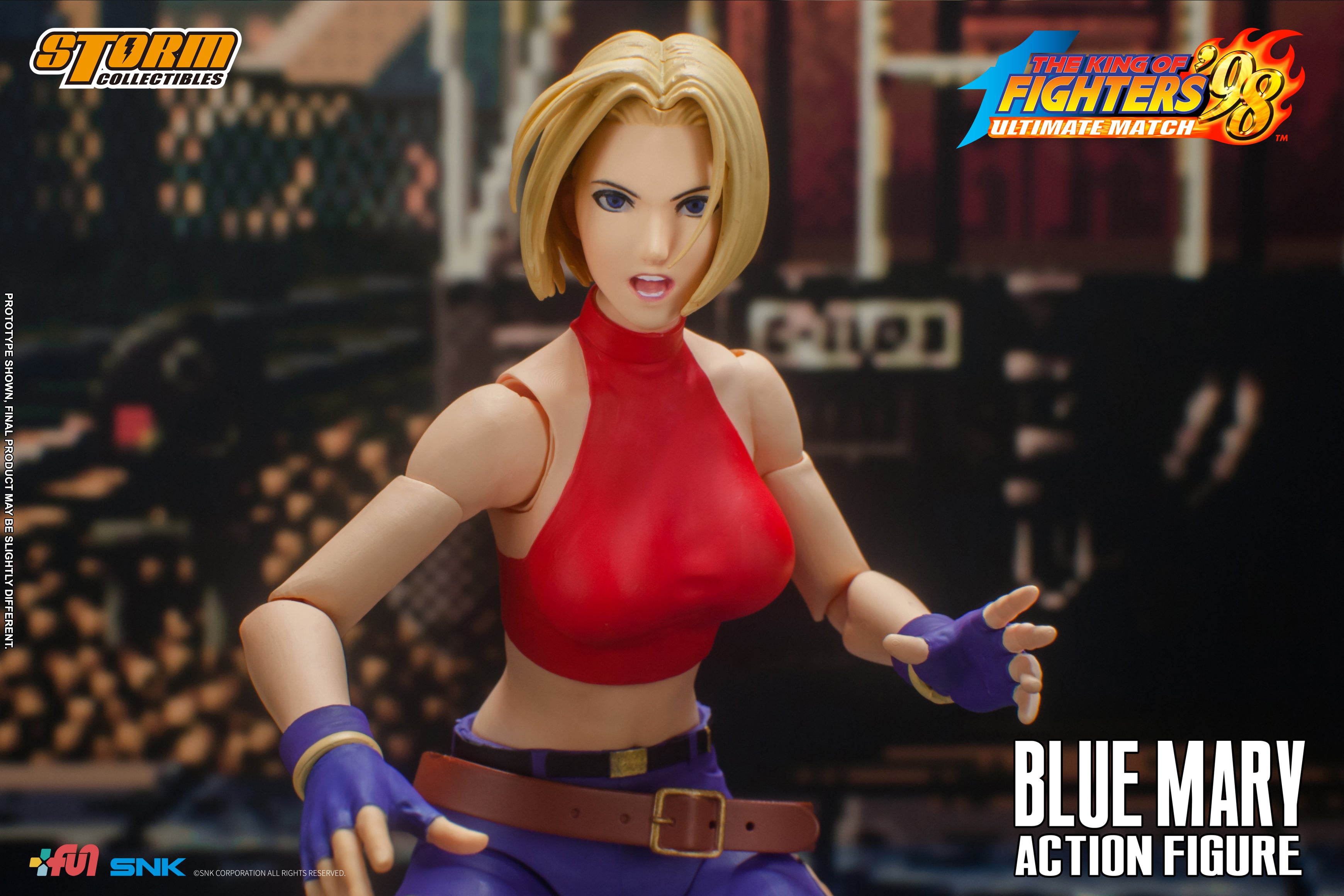 Storm Collectibles 1/12 Action Figure Blue Mary "King of Fighters '98"