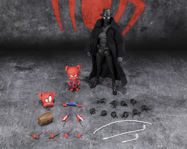 TAMASHII NATIONS SPIDER-MAN NOIR & SPIDER-HAM (Spider-Man: Across the Spider-Verse) "SPIDERMAN", TAMASHII NATIONS S.H.Figuarts(4573102675361)(4573102675361)