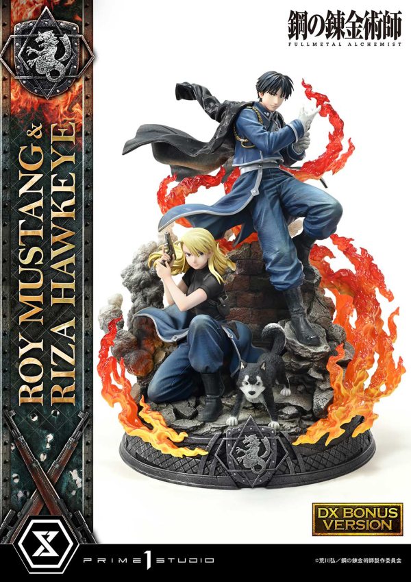 Prime 1 Studio Concept Masterline Fullmetal Alchemist Roy Mustang & Riza Hawkeye DX Bonus Version | 4580708049595