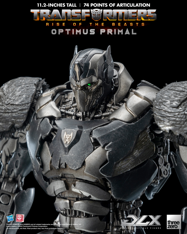 Three Zero Transformers: Rise of the Beasts - DLX Optimus Primal