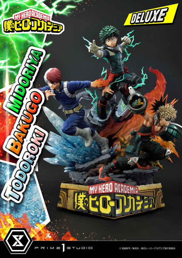 Prime 1 Studio Ultimate Premium Masterline My Hero Academia Midoriya, Bakugo & Todoroki Deluxe Version(4582535945804)(4582535945804)