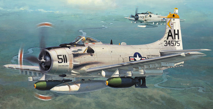 Hasegawa 1/72 A-1H Skyraider w/ Rocket Pod