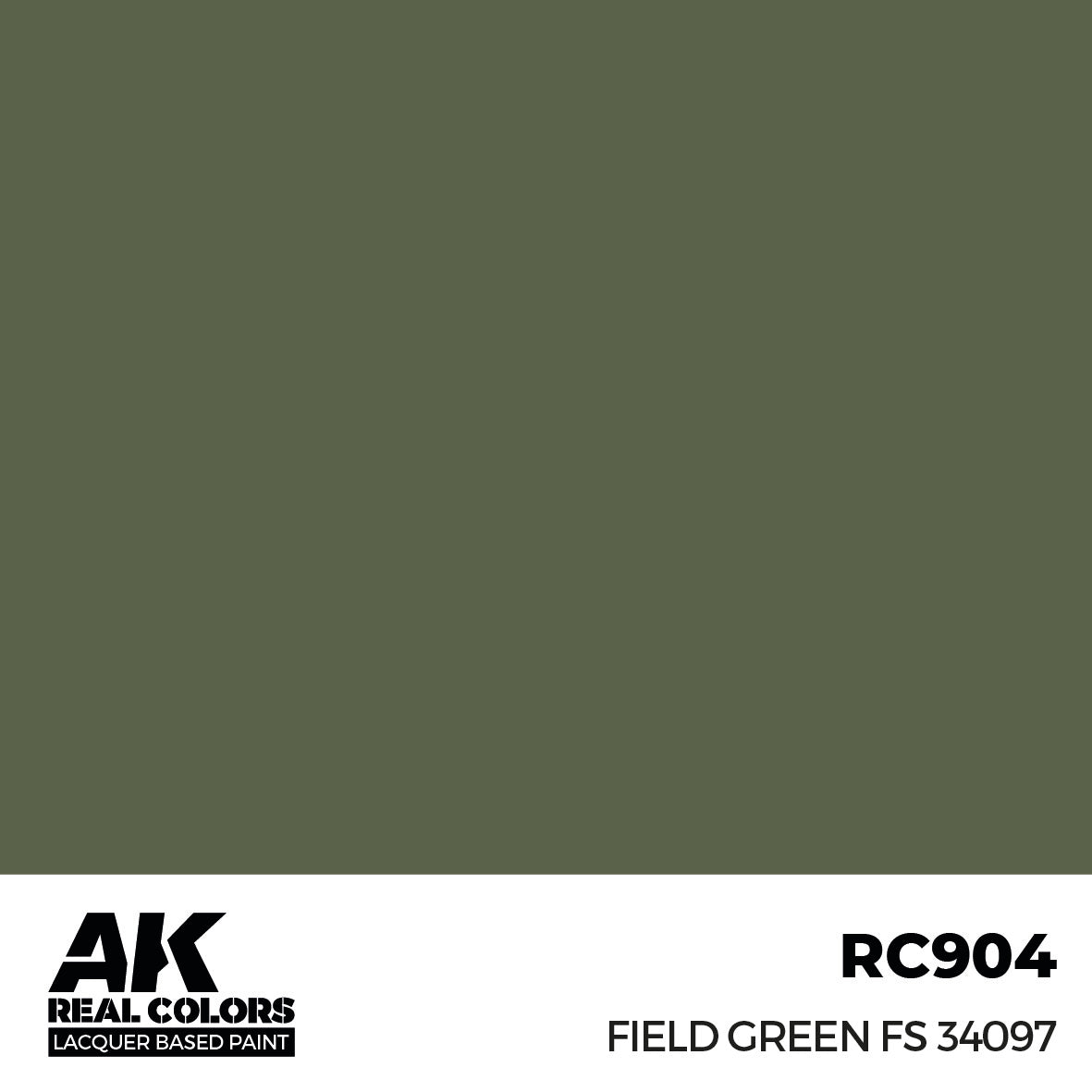 AK Interactive Real Colors Field Green FS 34097 17 ml. | 8435568336575