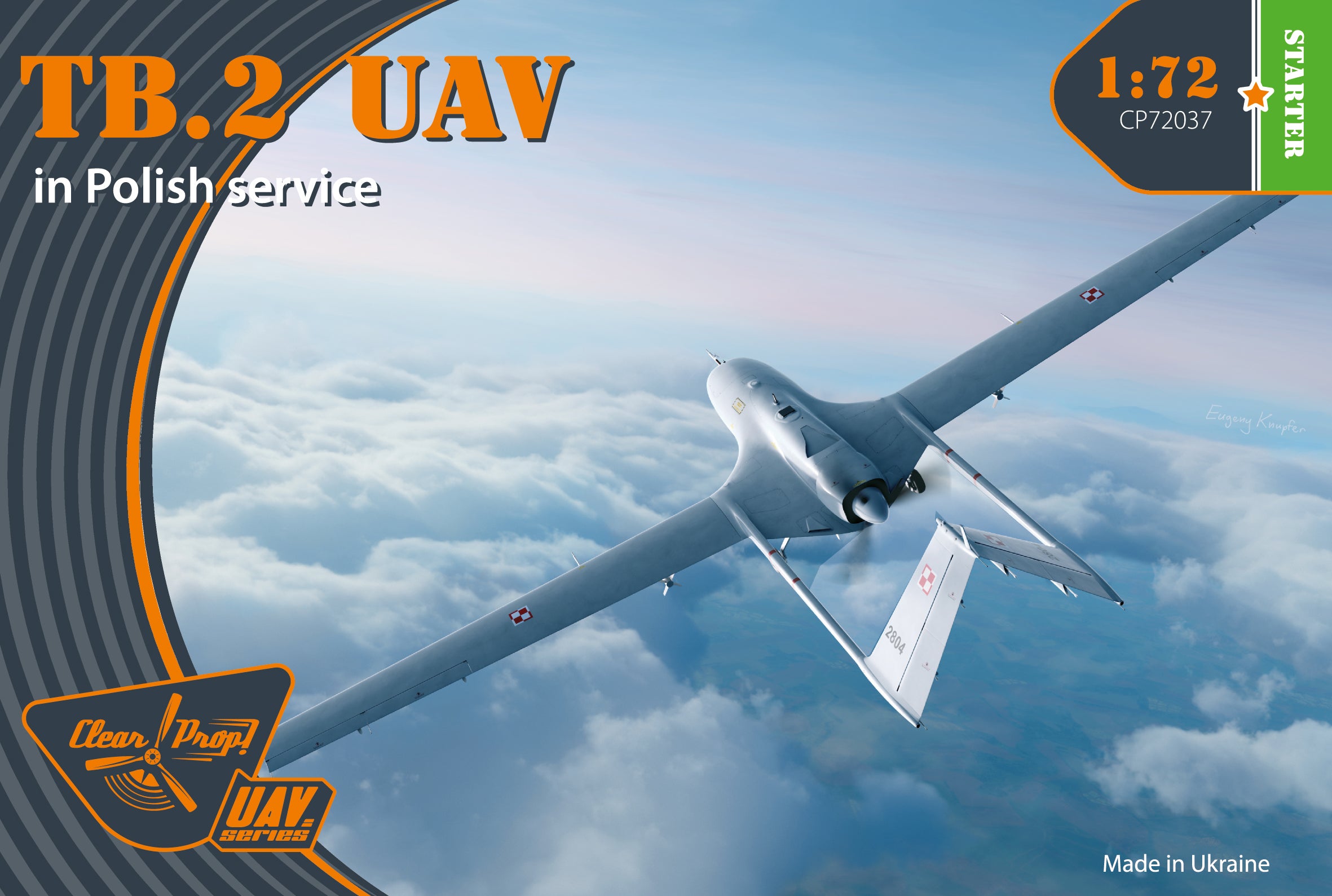 Clear Prop 1/72 TB.2 UAV in Polish service [Starter Kit]