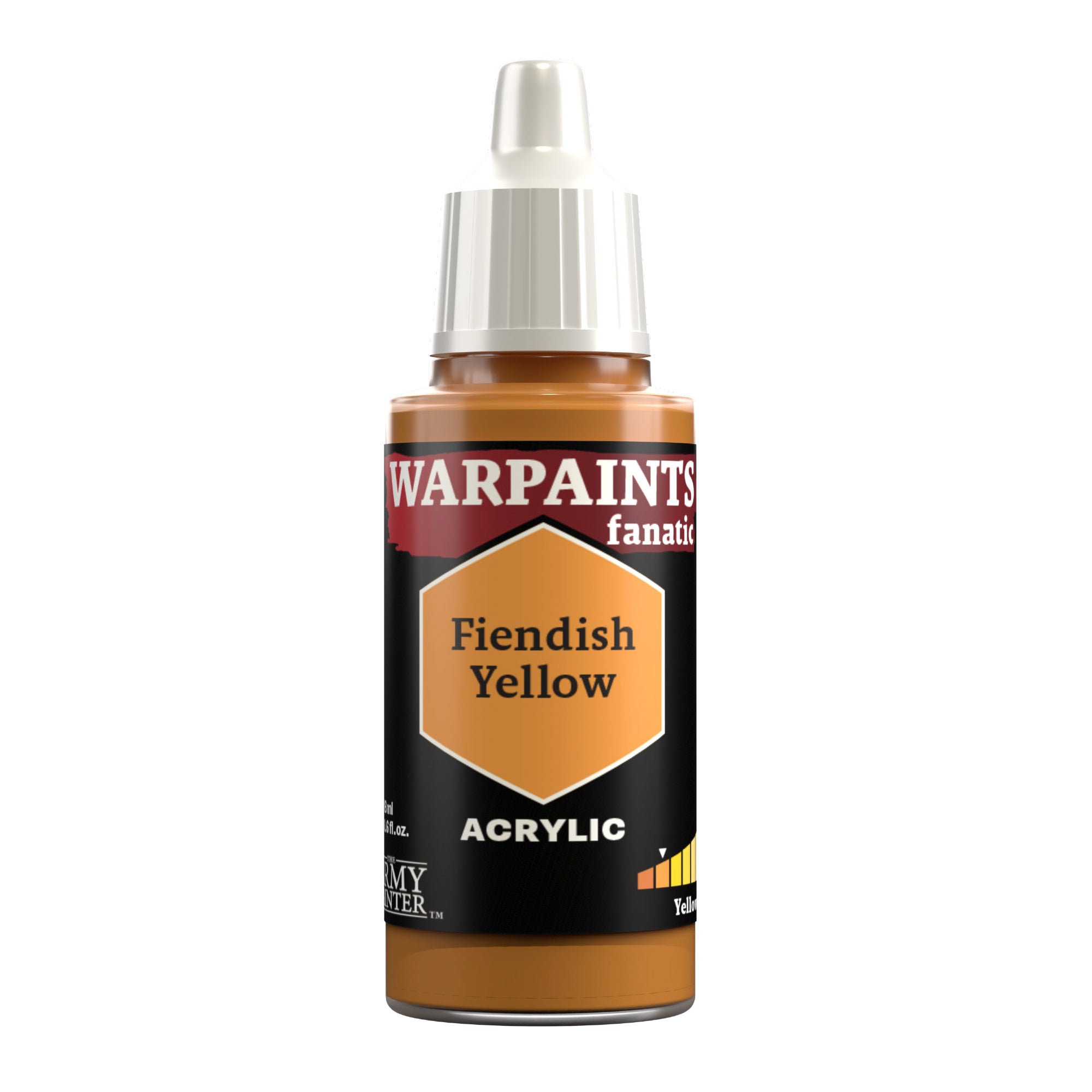 Army Painter Warpaints Fanatic Acrylic, Fiendish Yellow