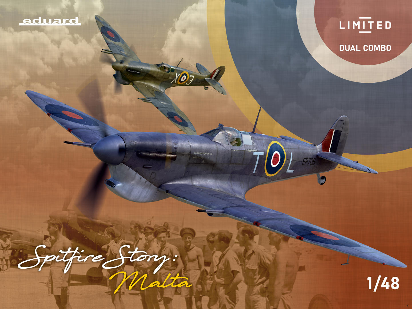 Eduard 1/48 SPITFIRE STORY: MALTA DUAL COMBO [Limited Edition]