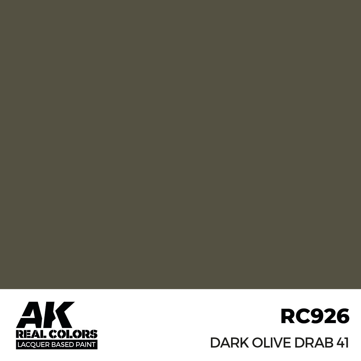 AK Interactive Real Colors Dark Olive Drab 41 17 ml. | 8435568336797