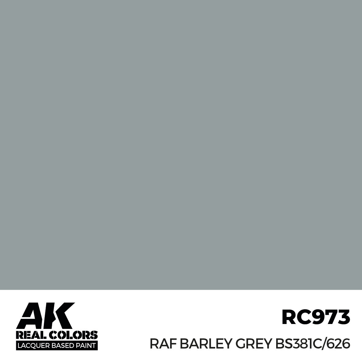 AK Interactive Real Colors RAF Barley Grey BS381C/626 17 ml. | 8435568337268