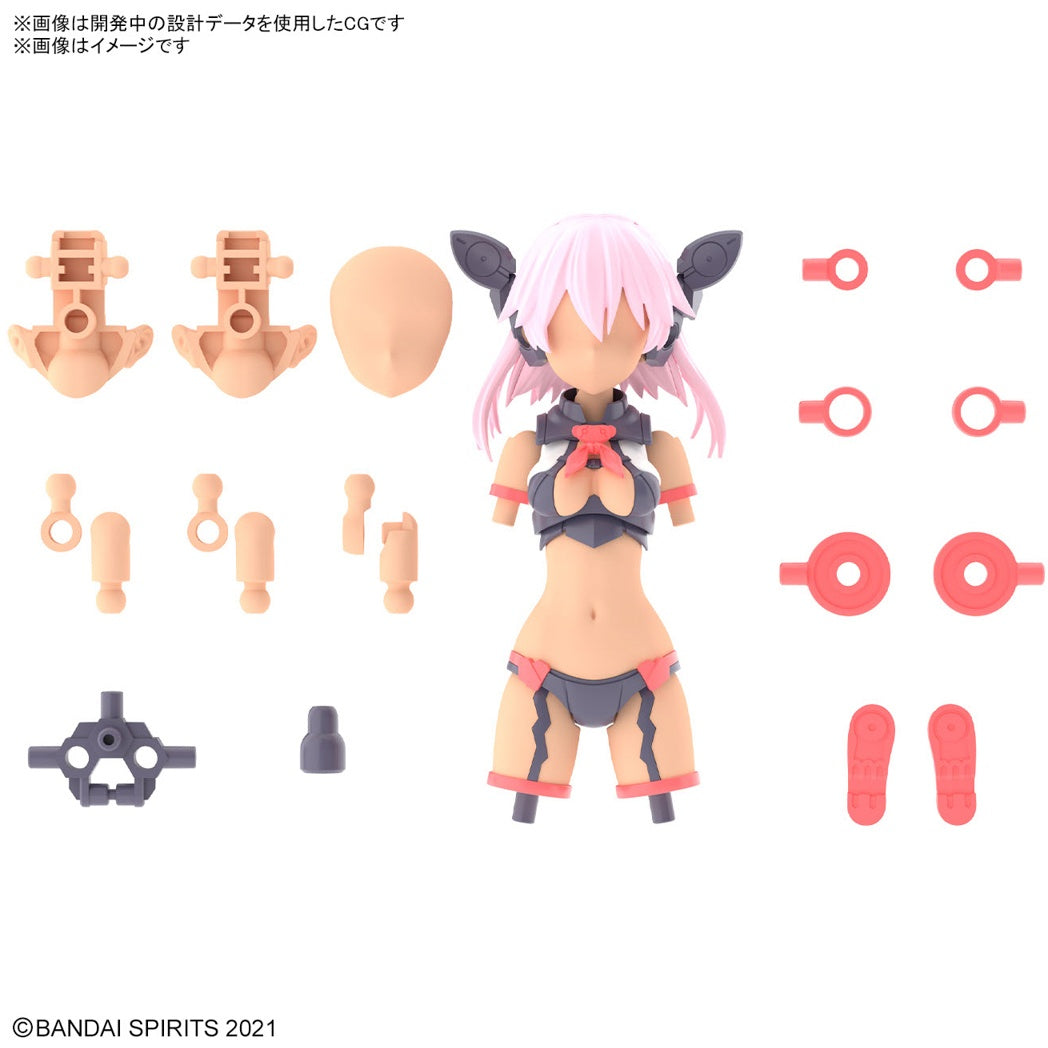 BANDAI Hobby 30MS OPTION PARTS SET 8 (SCOUT COSTUME) [COLOR C]