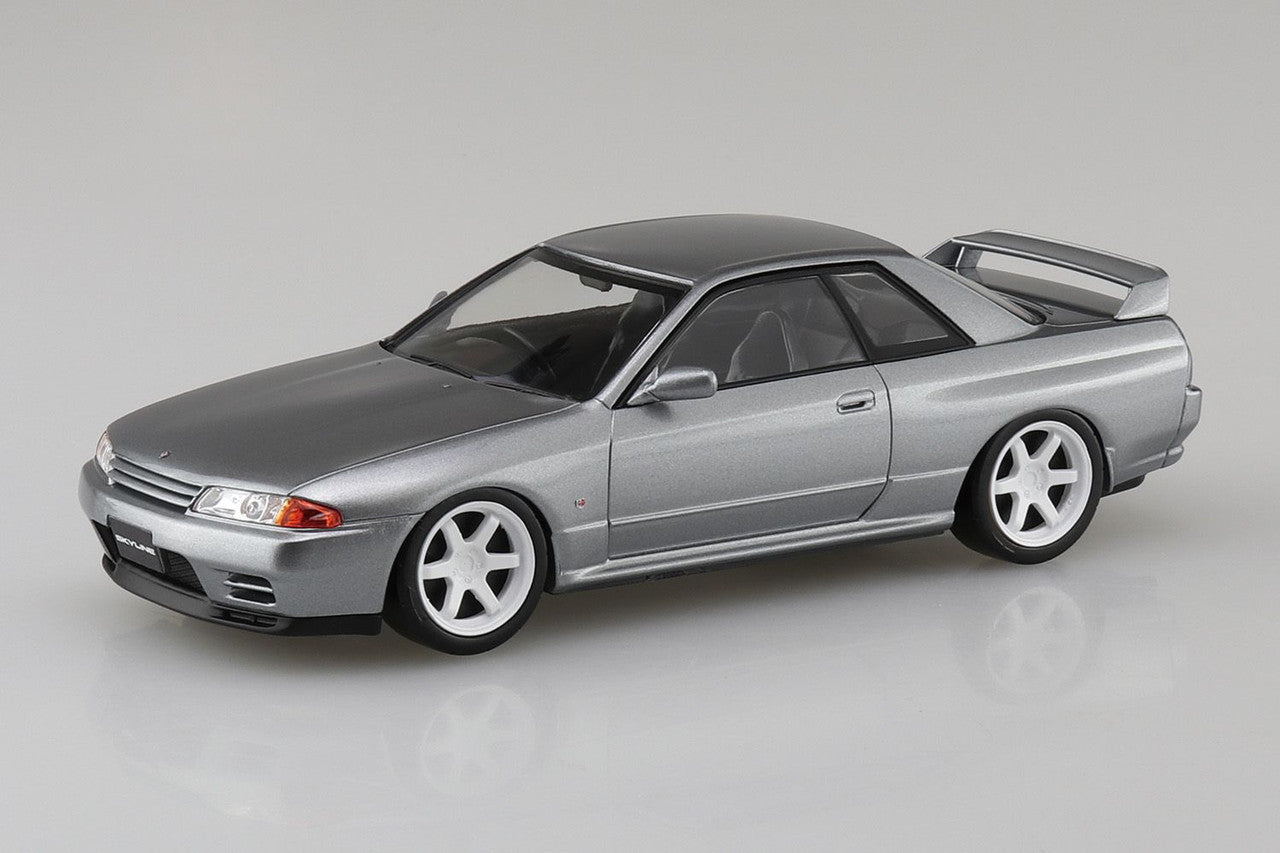 Aoshima 1/32 SNAP KIT Nissan R32 Skyline GT-R Custom Wheels (Spark Silver)