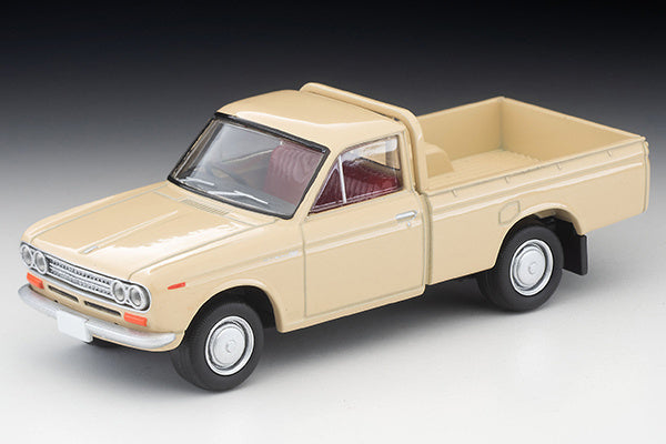 Tomica Limited Vintage 1/64 LV-195D Datsun 1300 Truck Light Brown With Figures