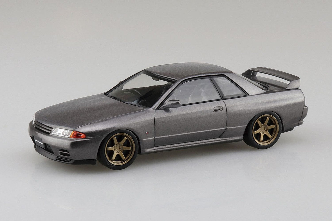 Aoshima 1/32 SNAP KIT Nissan R32 Skyline GT-R Custom Wheels (Gun-gray Metallic)