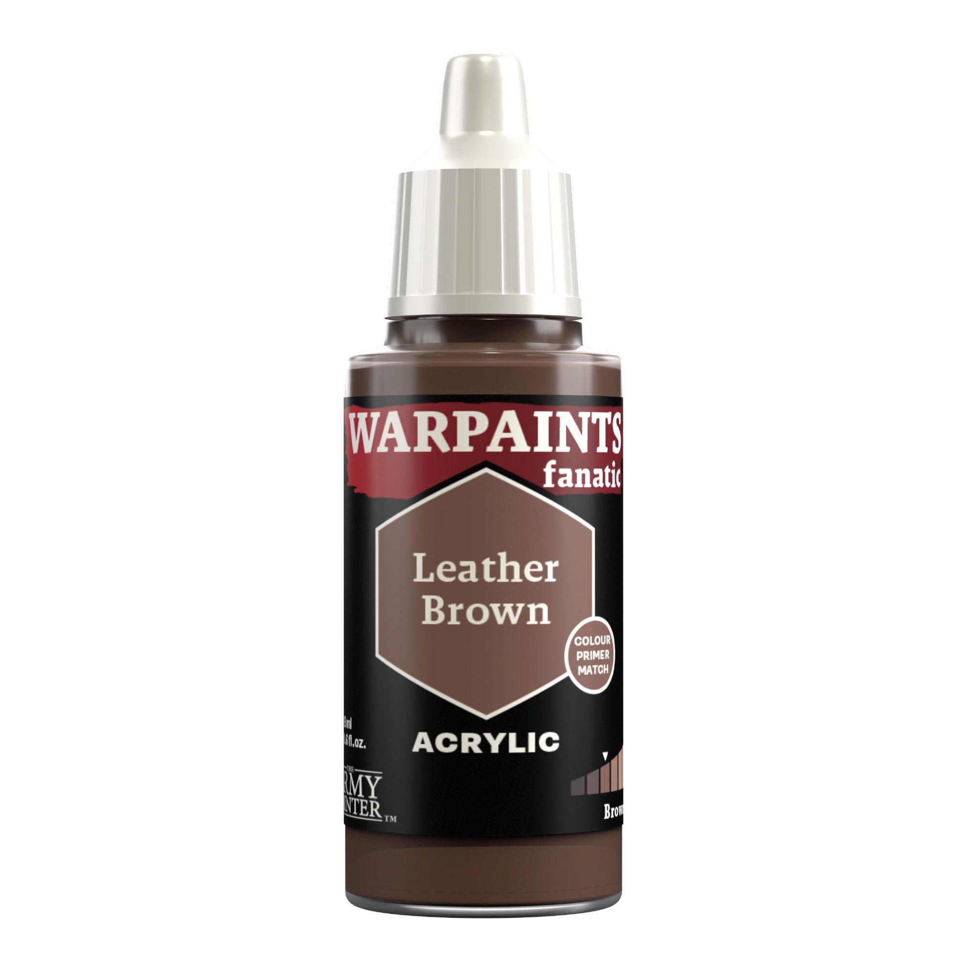 Army Painter Warpaints Fanatic Acrylic, Leather Brown