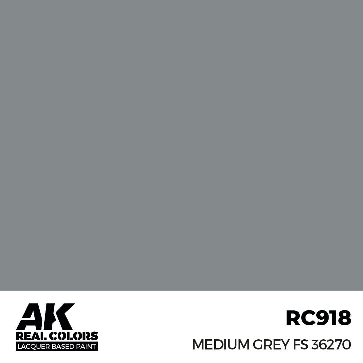 AK Interactive Real Colors Medium Grey FS 36270 17 ml. | 8435568336711