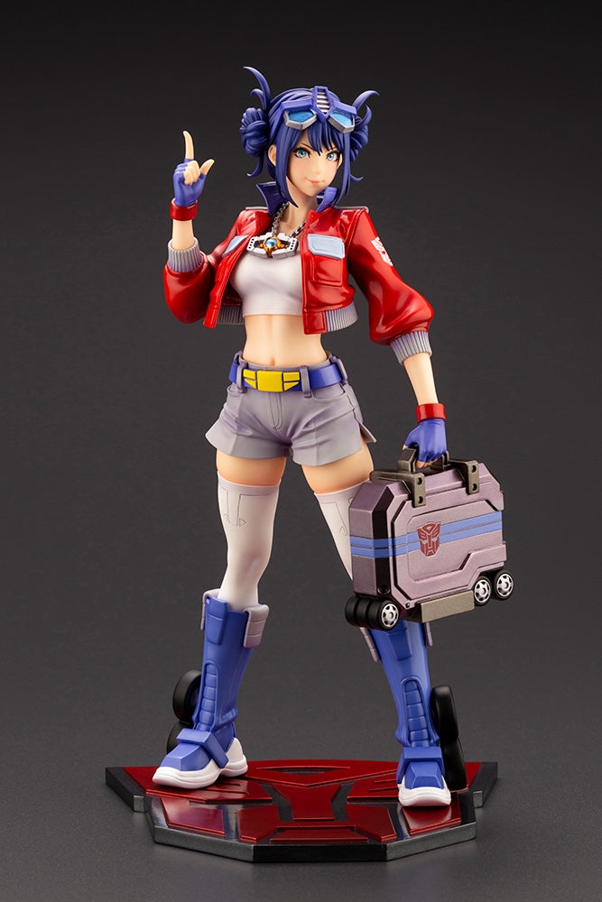 Kotobukiya 1/7 Transformers Series Optimus Prime Bishoujo, Pre-Painted PVC Statue