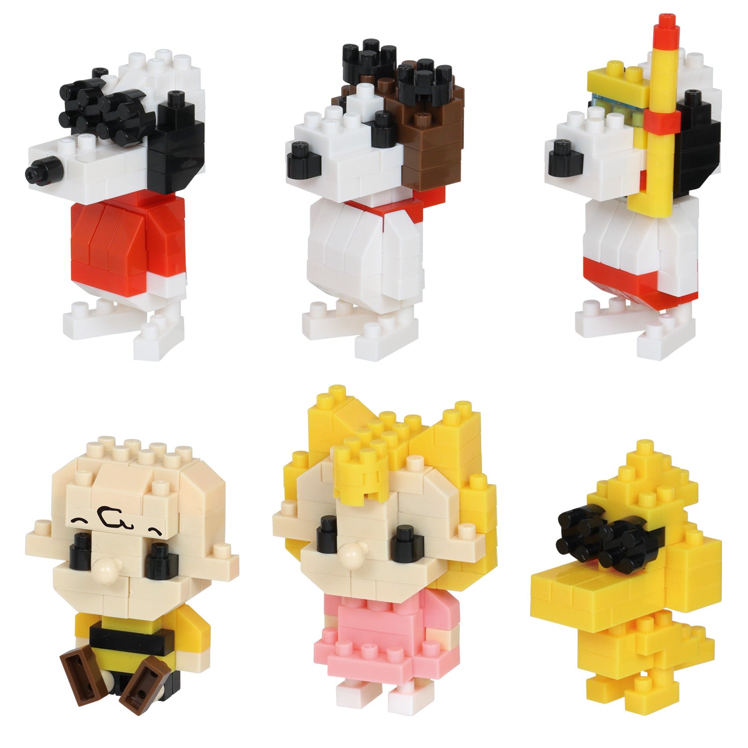 Nanoblock mininano Series PEANUTS vol.3 "PEANUTS", Blind Box of 6