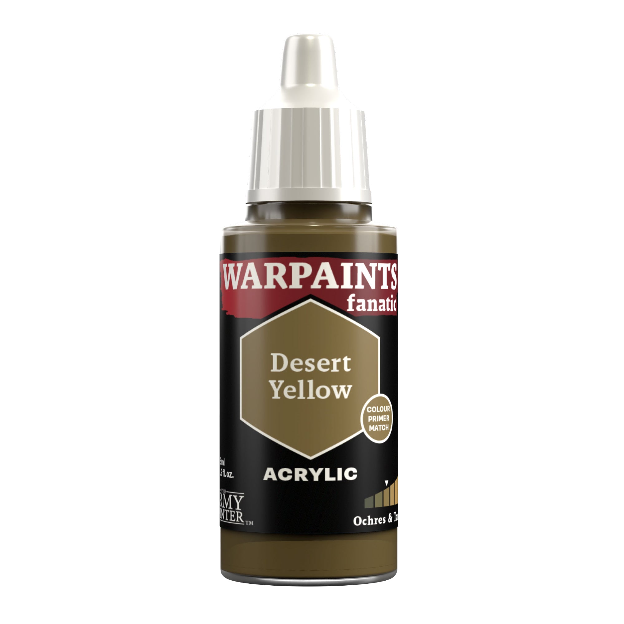 Army Painter Warpaints Fanatic Acrylic, Desert Yellow