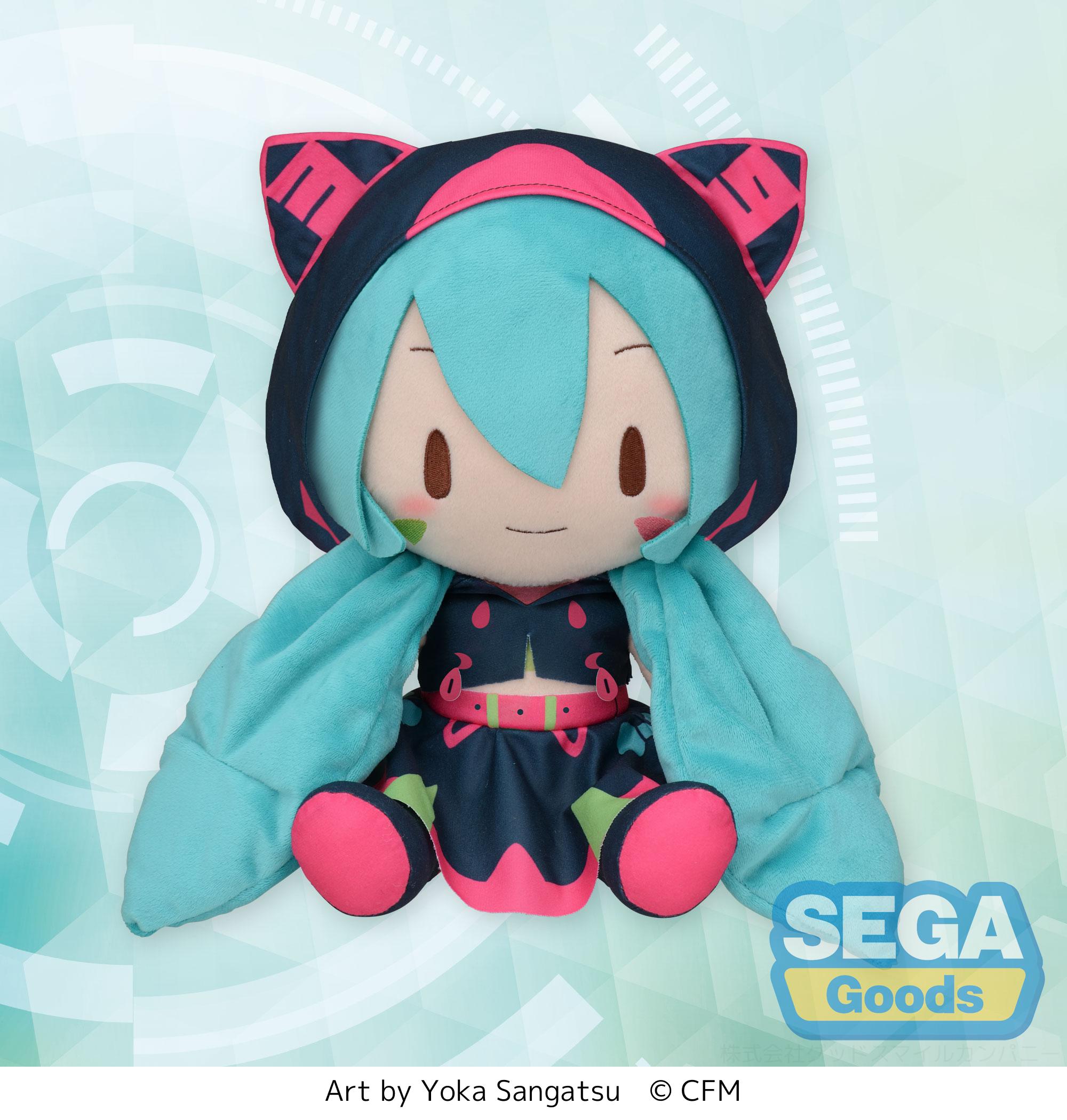 SEGA Fuwapuchi Hatsune Miku Series L Plush ~Live Stage~