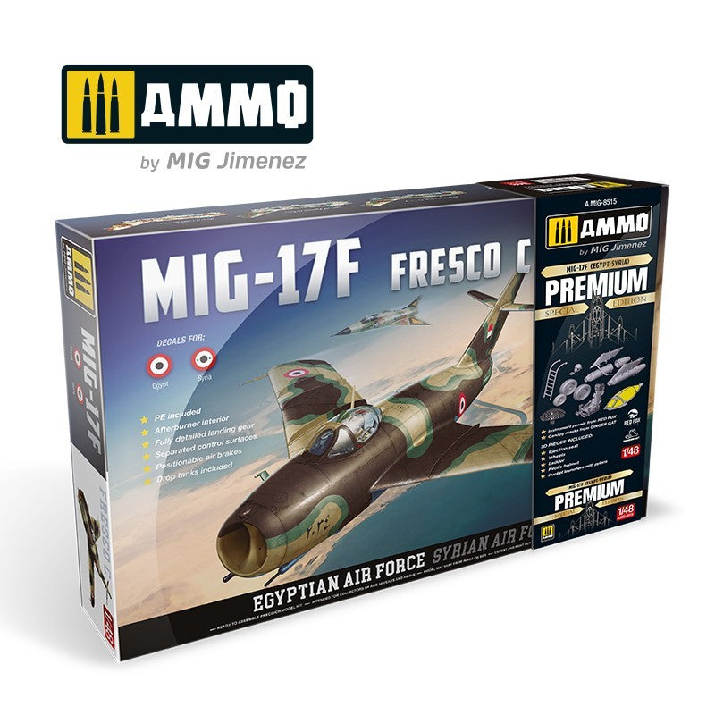 Ammo Mig 1/48 MIG-17F Egypt - Syria Premium Edition