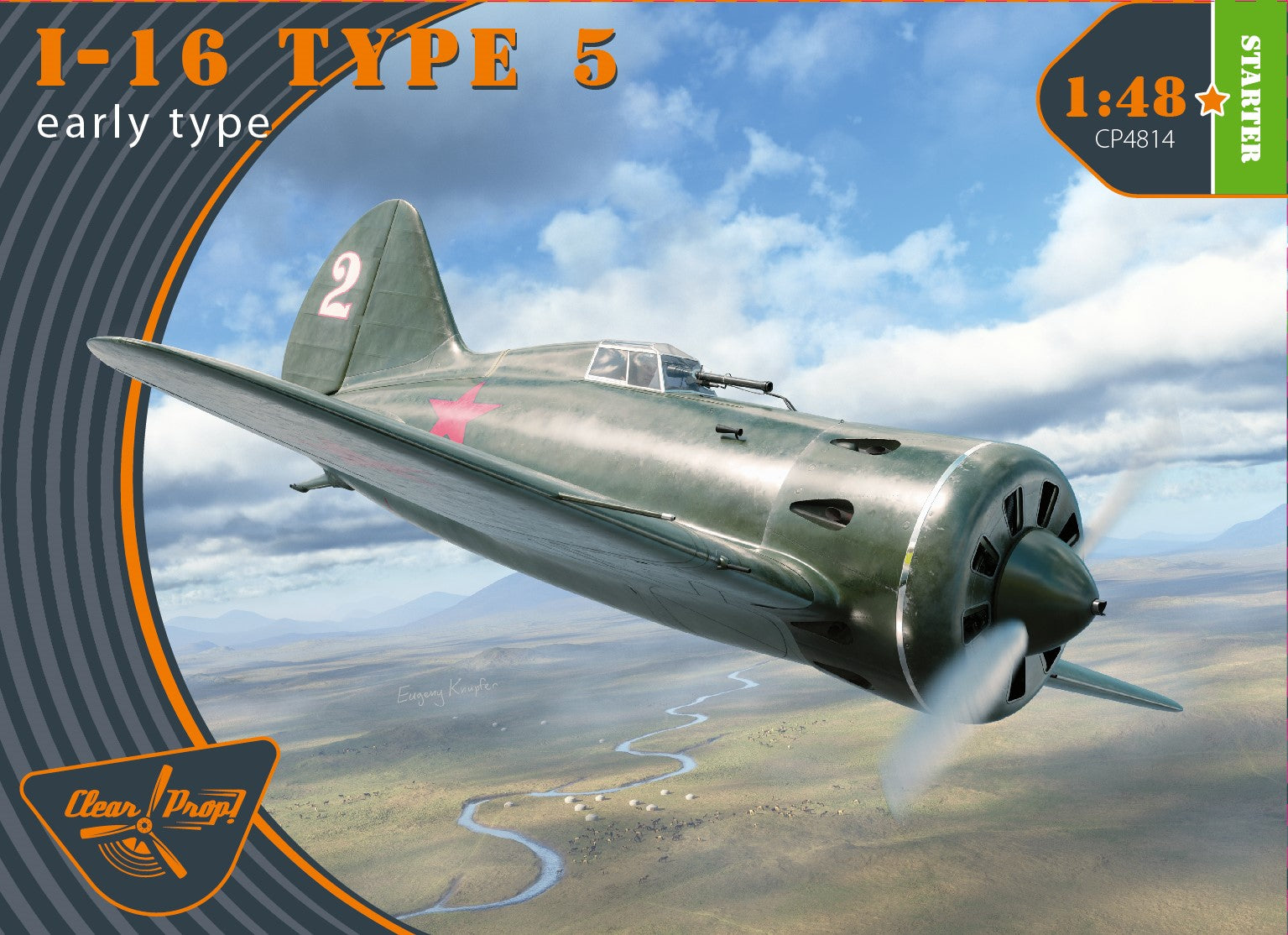 Clear Prop 1/48 I-16 type 5 (early version) [Starter Kit]