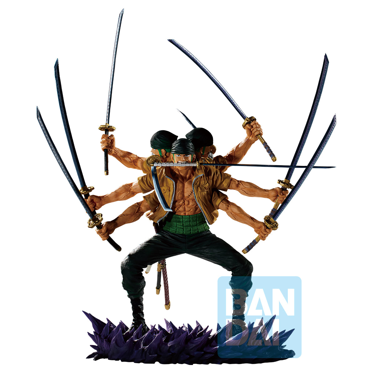 Bandai Ichibansho Figure Roronoa Zoro (Genealogy of Swordsman's Soul) "One Piece"