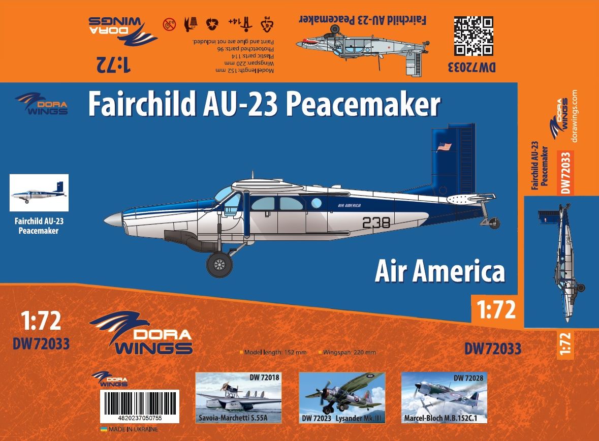 Dora Wings 1/72 Fairchild AU-23 Pacemaker