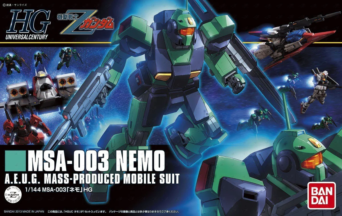 Bandai HGUC #150 1/144 MSA-003 Nemo Gundam