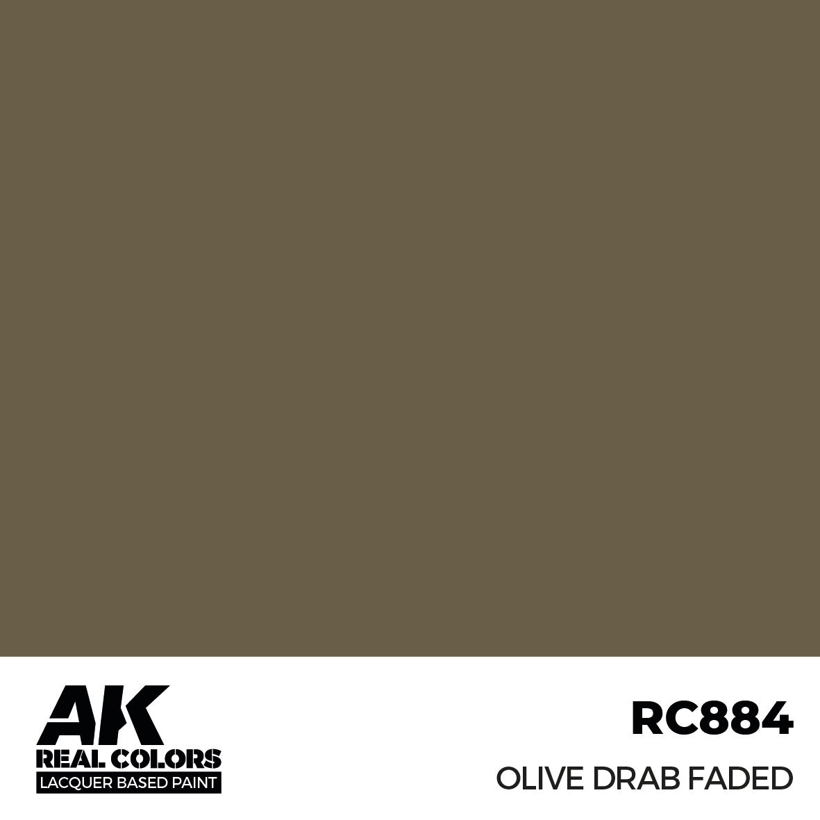 AK Interactive Real Colors Olive Drab Faded 17 ml. | 8435568336377