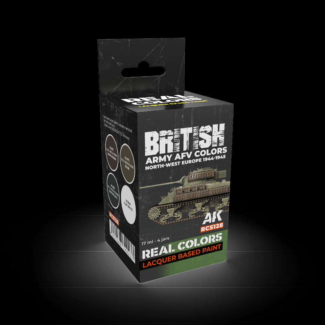 AK Interactive Real Colors British Army AFV Colors Set (Set of 4) | 8435568340237