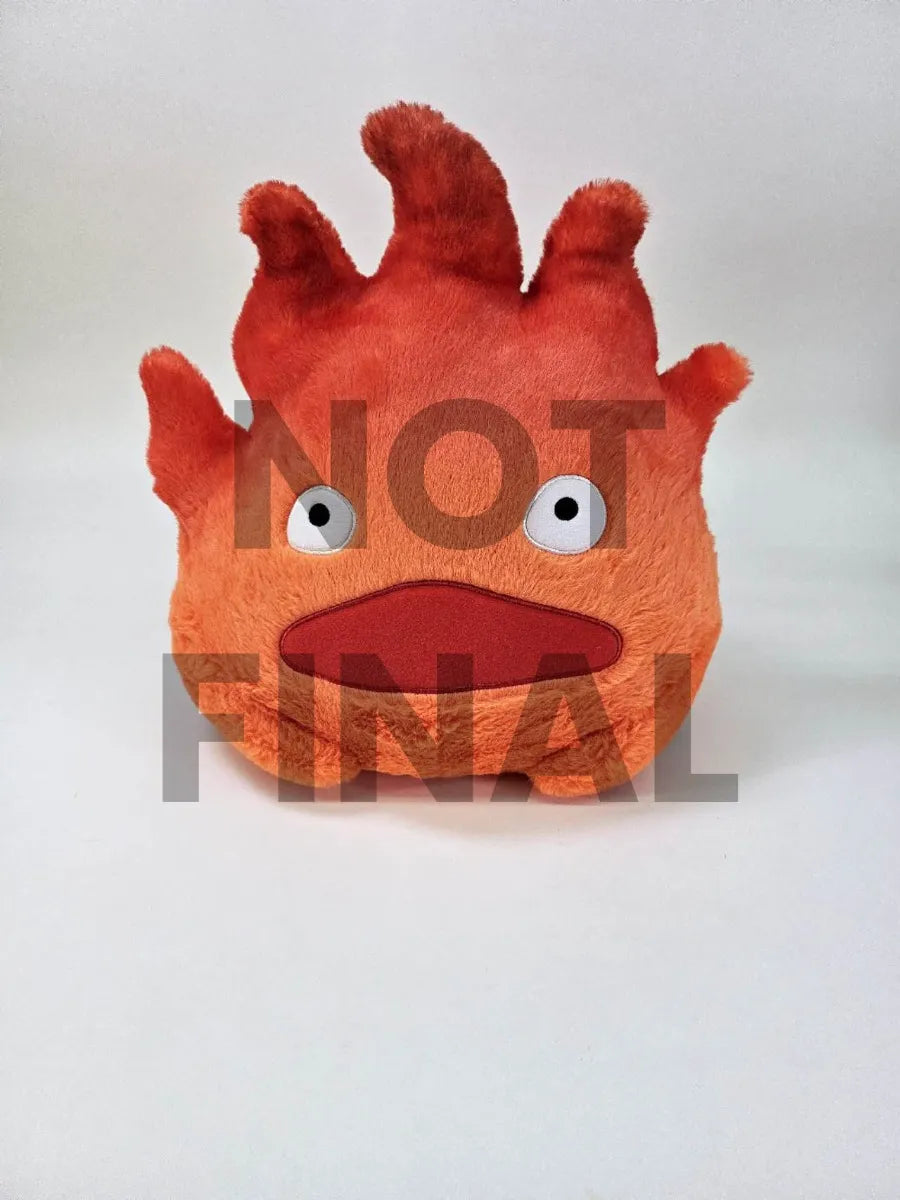 Sun Arrow Plush Fluffy Calcifer - 13" "Howl's Moving Castle"