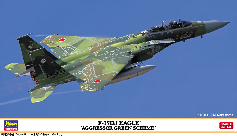 Hasegawa 1/72 F-15DJ Eagle "Aggressor Green Scheme"